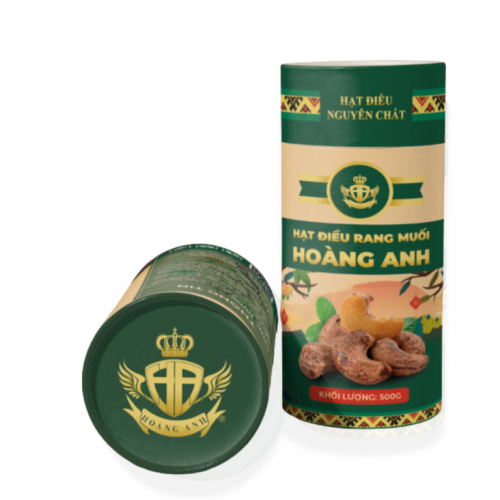 Hạt Điều Rang Muối Không vỏ (Hộp Giấy Xanh 500g)